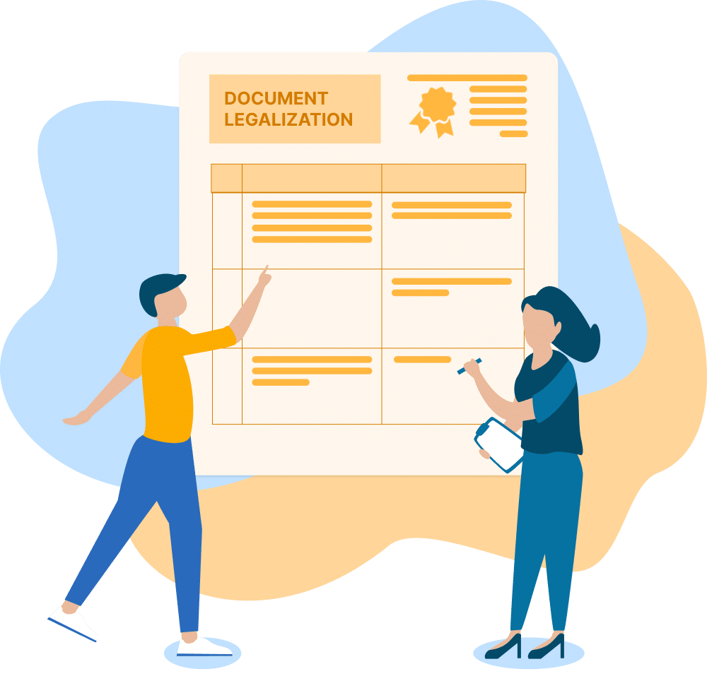 Intracorp expert assisting a business owner in the translation, notarization, apostille, legalization of a document for a Singapore company