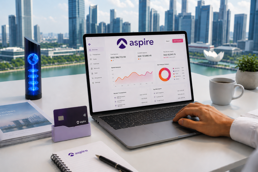 Aspire bank account opening Singapore