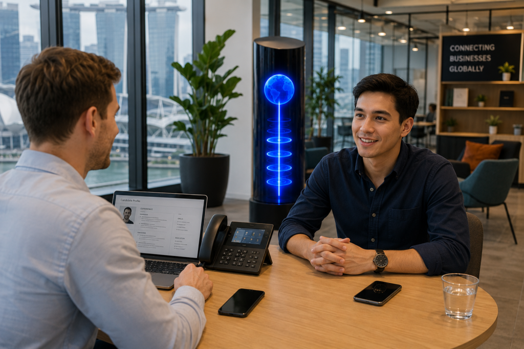 Employee and business contact search in Singapore